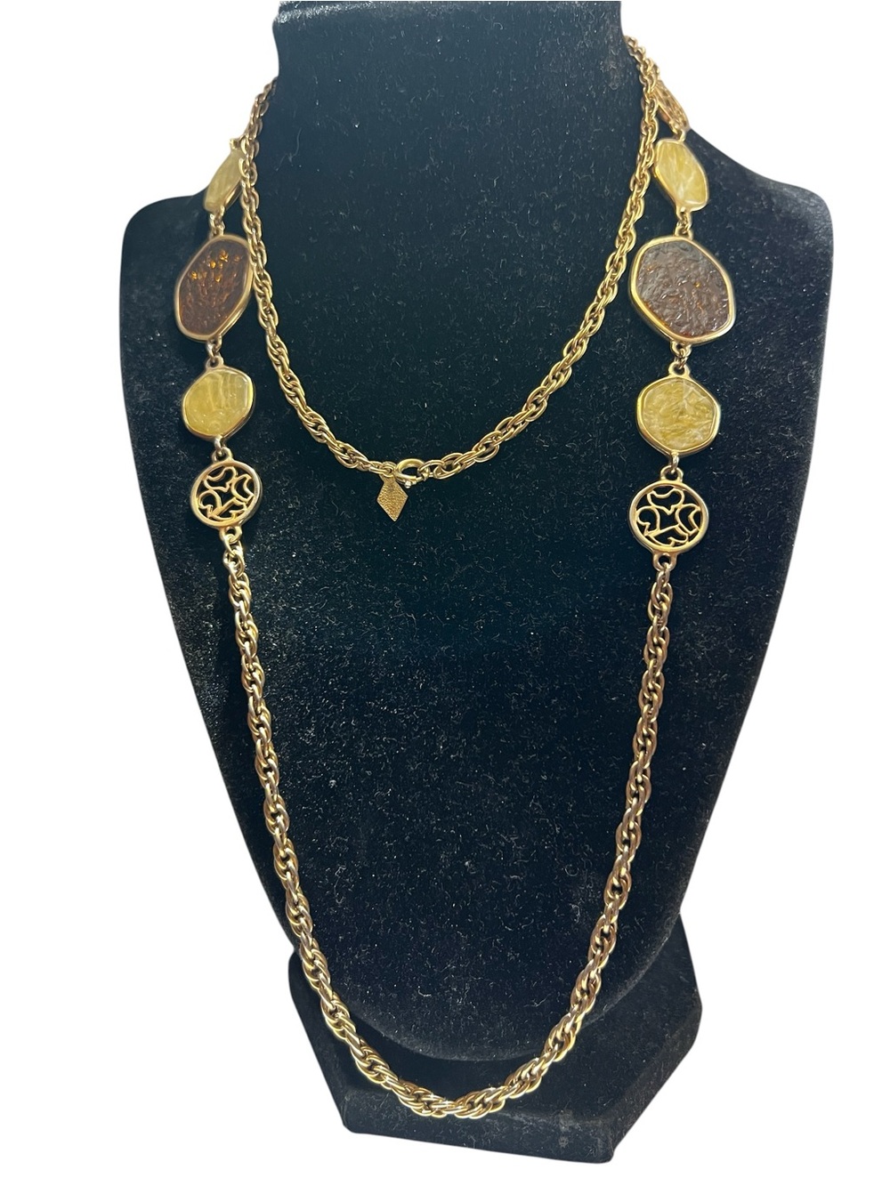 Sarah Coventry Gold-Tone Medallion Necklace